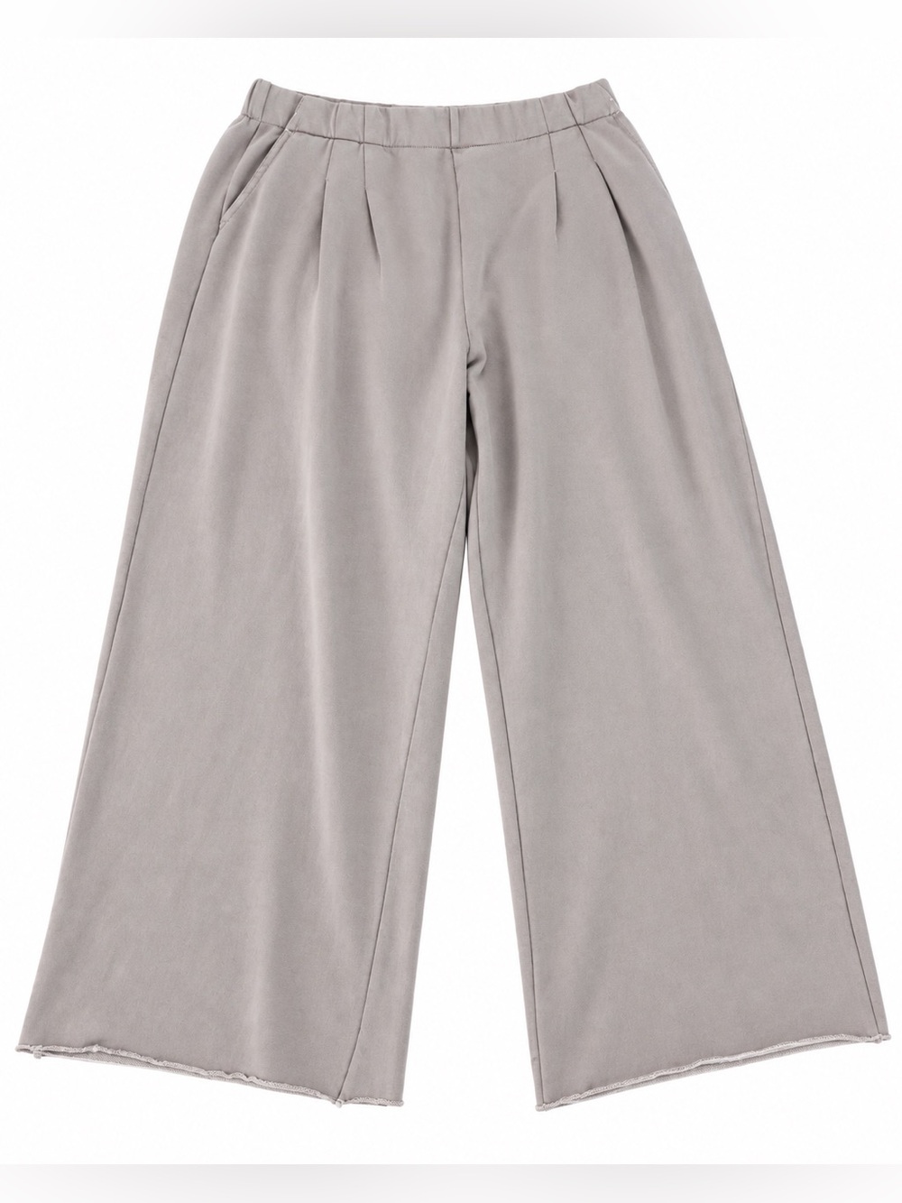 aerie Girls' Wide Leg Pull-On Pants - Gray